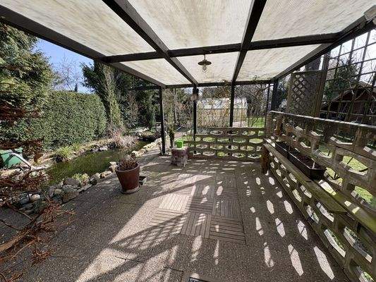 Überdachte Terrasse