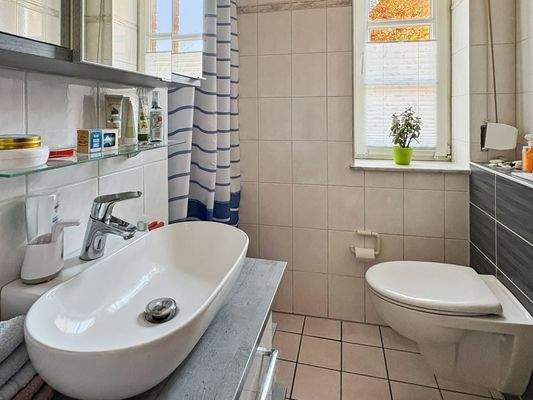 Duschbad im Erdgeschoss