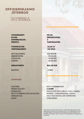 Mietpreis WE 08