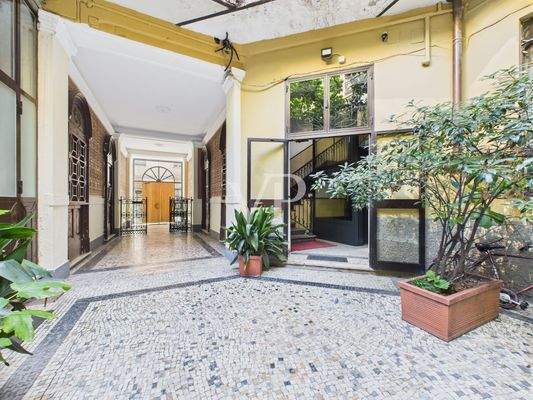 Cortile condominiale