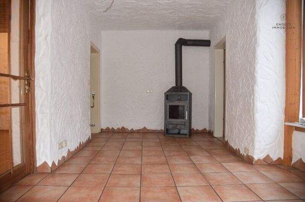 Wintergarten mit Kaminanschluss