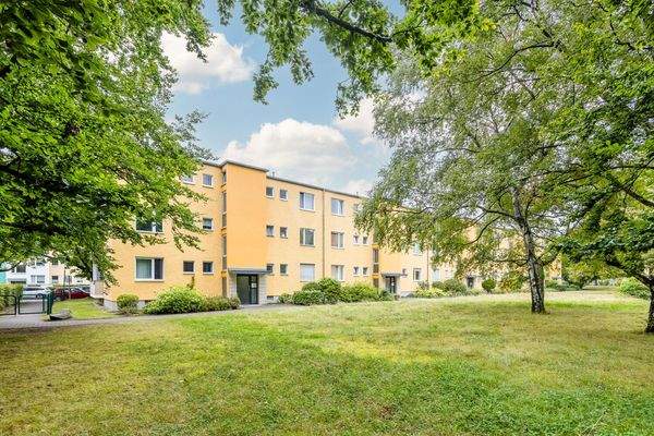 Grünflächen der Wohnanlage