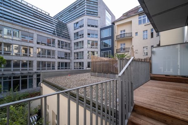 Großzügiger Balkon