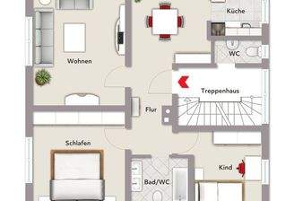 Grundriss Obergeschoss