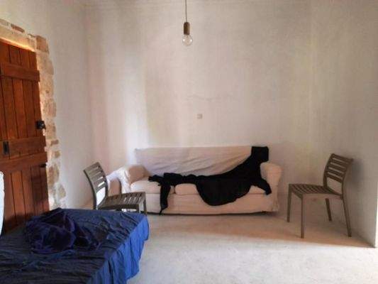 Kreta, Sikia: Drei Häuser auf einem Grundstück mit Meerblick zu verkaufen