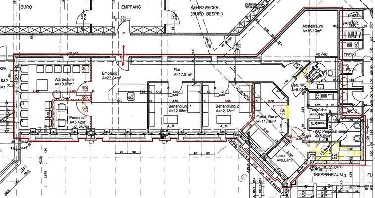 aktuelle Raumaufteilung