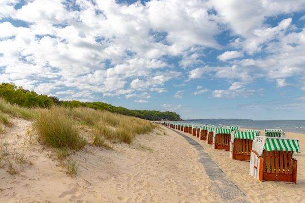Der saubere Ostseestrand in Baabe