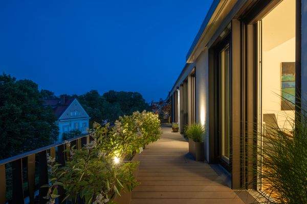 Abendstimmung Ostterrasse