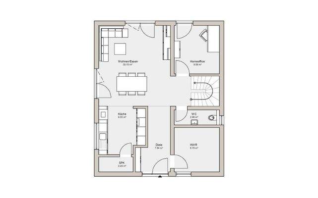 Grundriss Erdgeschoss