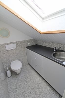 WC im Dachgeschoss