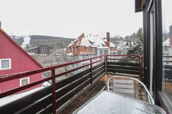 Balkon mit Aussicht