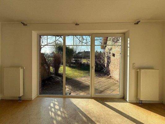 Wohnzimmer mit Terrassenzugang