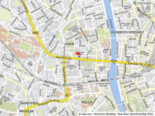 Geolyzer Kartenausschnitt