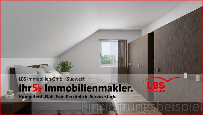 Schlafzimmer untere Ebene (KI Bildgeneriert)