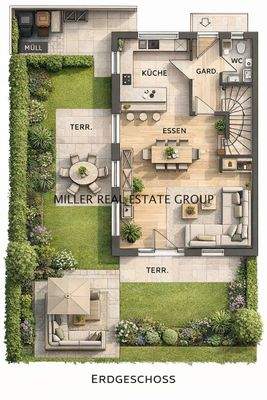 Grunndriss Erdgeschoss