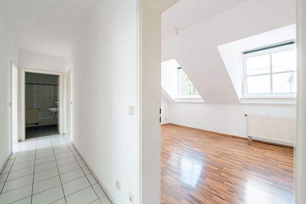 Die lichtdurchfluteten Räume