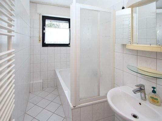 Tageslichtbad mit Duschbadewanne