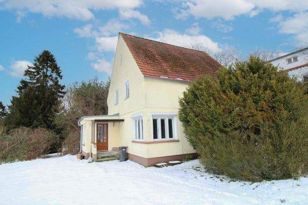 Ansicht von der Einfahrt