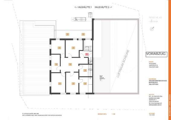 Obergeschoss Ausbau im Endstadium