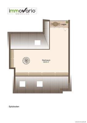 Grundriss Spitzboden