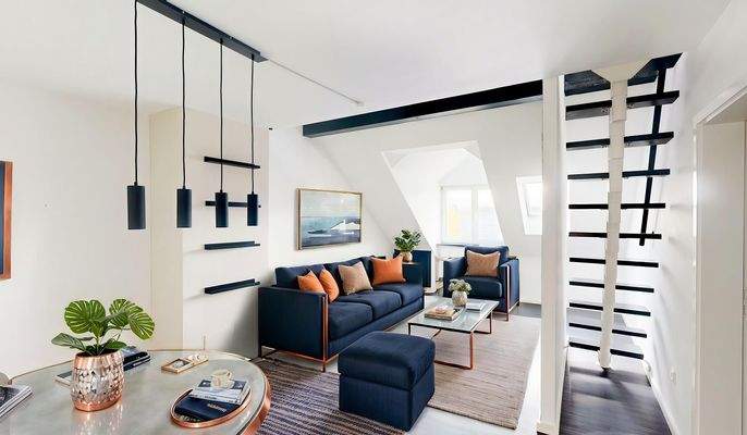 Einrichtungsbeispiel Wohnzimmer