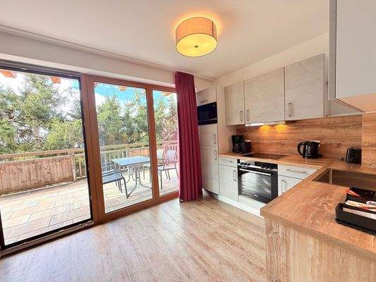 voll ausgestattete Küche