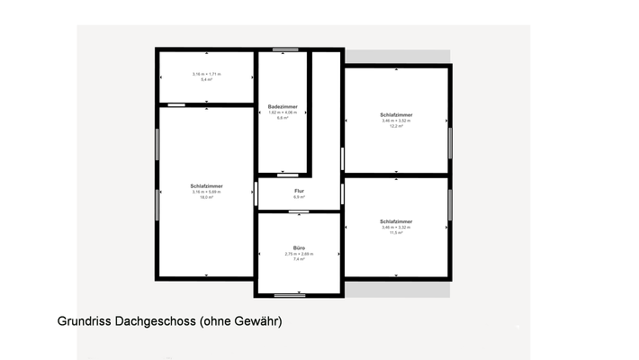 Grundriss Dachgeschoss