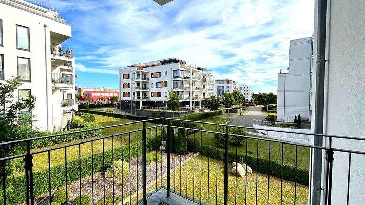 Ansicht Balkon Badezimmer