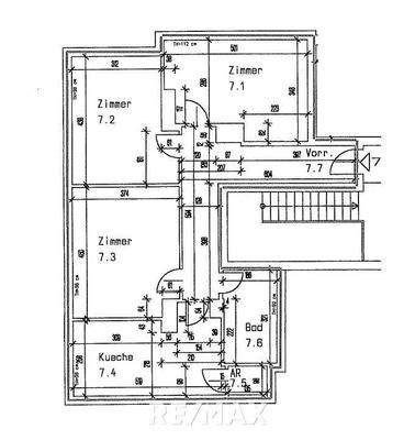 Grundriss Top 7, 8020 Graz