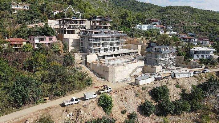 Elegant Apartments with Sea Views Amidst Nature in Alanya