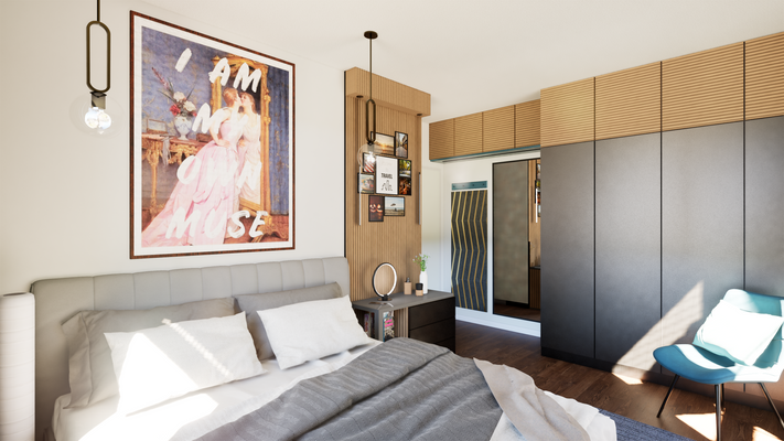 Schlafzimmer (Visualisierung)