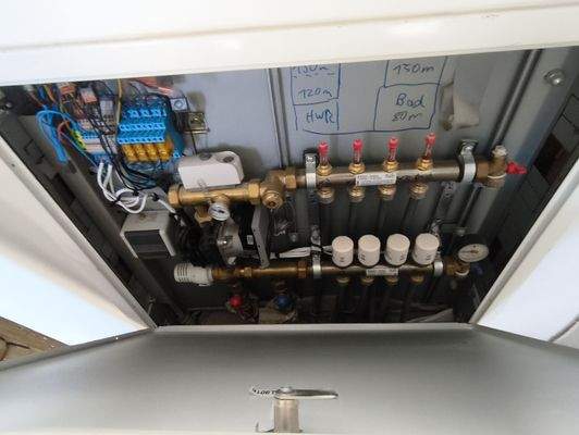 EG Fußbodenheizung Verteilung