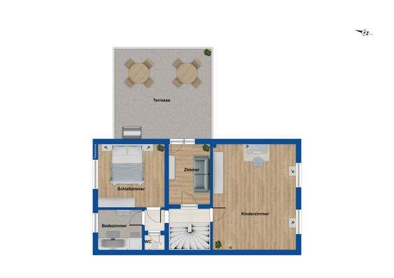 Grundriss Obergeschoss