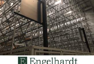 Hochregallager mit Logo