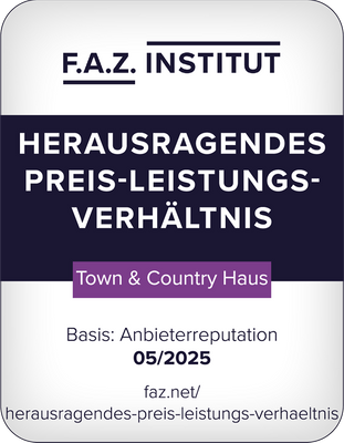 FAZ-Siegel_Herausragendes PLV_2025_Town _ Country Haus