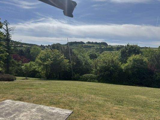 Blick von der 2. Parzelle