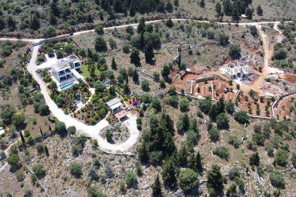 Kreta, Likotinarea: Hanggrundstück mit Meerblick und Villenbaugenehmigung zu verkaufen