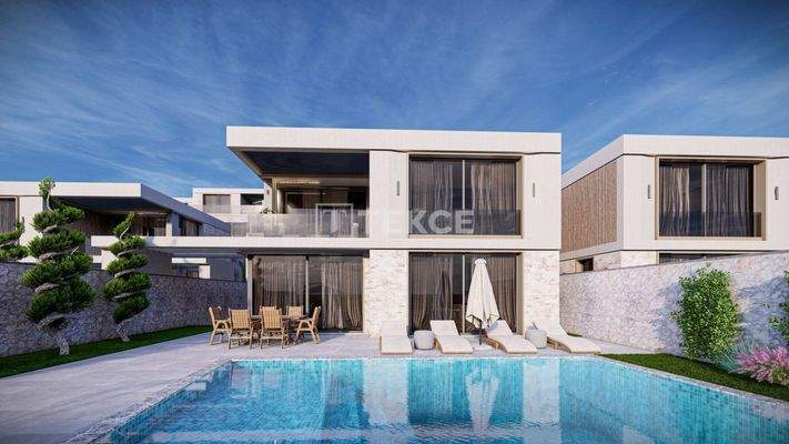 2-Bedroom Houses with Indoor and Outdoor Pools in Kalkan Antalya