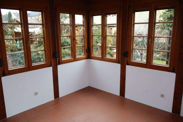 Schöner großer Wintergarten