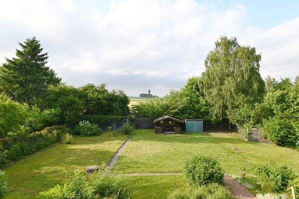 Aussicht Garten / Blick auf das Lanstroper Ei