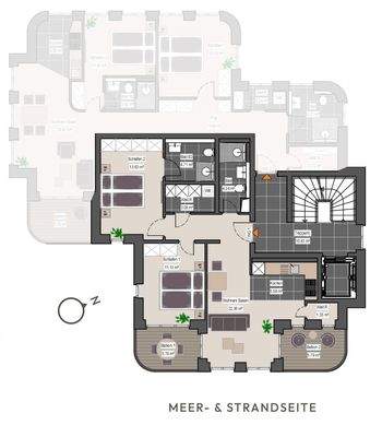 Grundriss WE 1, 1 OG