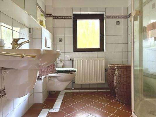 Duschbad im Erdgeschoss