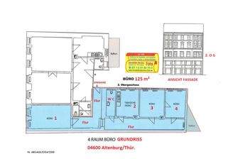 Grundriss Büro 125 m² 2.OG 