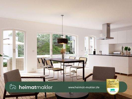 Einrichtungsbeispiel offener Wohn- Essbereich