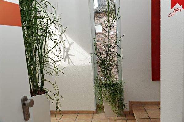 Eingangsbereich der Gewerbefläche im DG