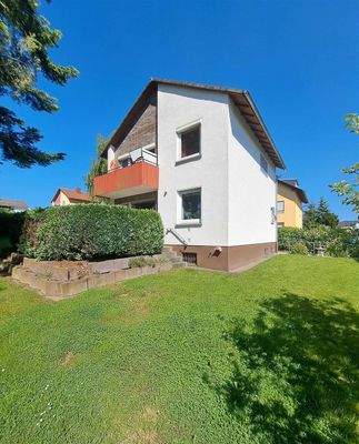 Hausansicht aus Garten