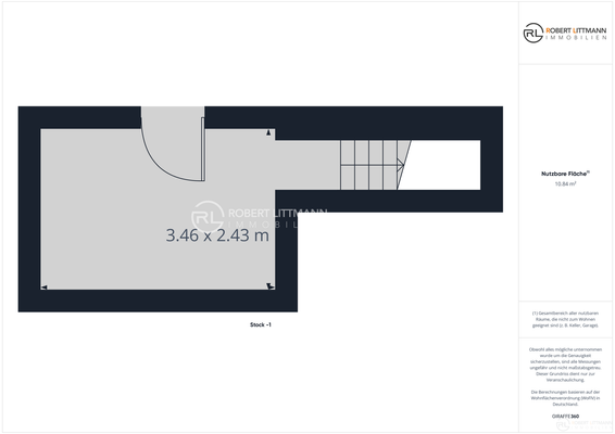 Grundriss Teilkeller