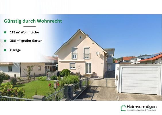 Vorderansicht und Gartenanteil