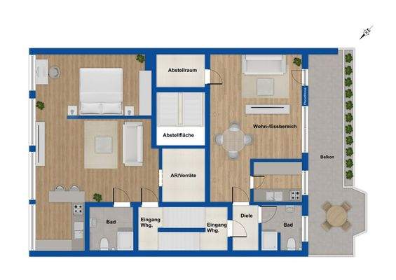 Grundriss Obergeschoss I