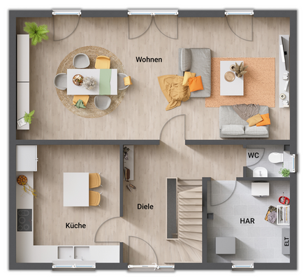 Grundriss-Einfamilienhaus-Flair-134-Erdgeschoss-mi